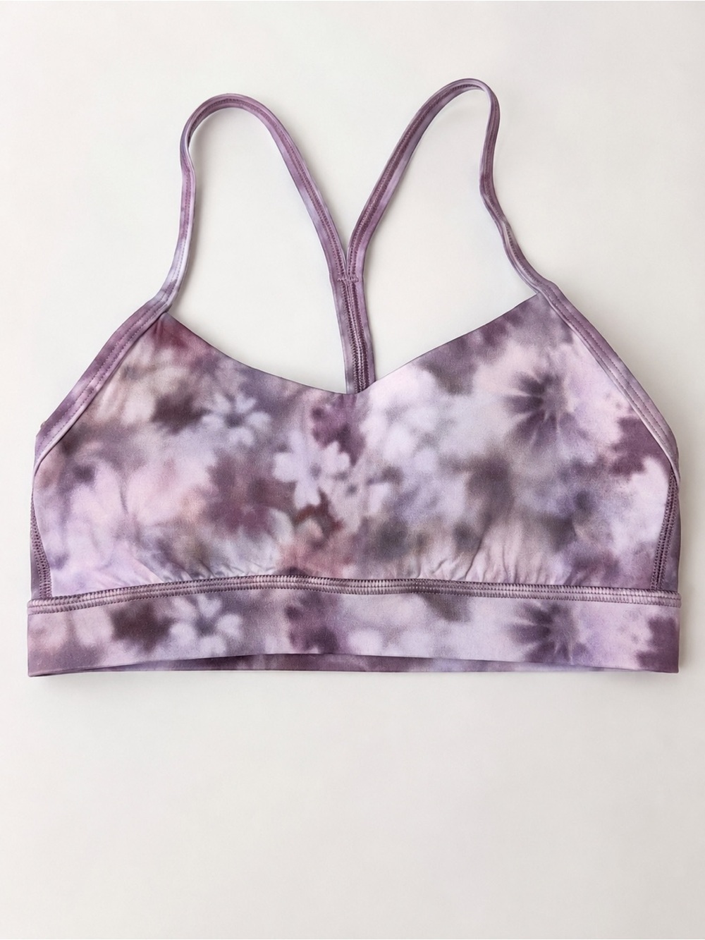 Lululemon Flow Y Nulu Bra – Lavender Tie Dye – Size 6 – NWT